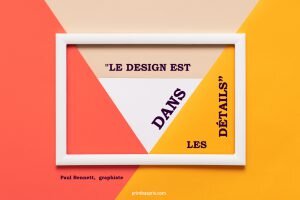 "Le design est dans les détails"