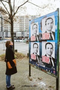 L'affiche électorale dans le matériel de campagne