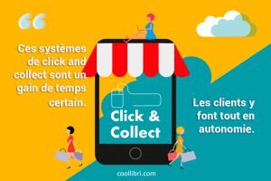 Ces systèmes de click and collect sont un gain de temps certain. Les clients y font tout en autonomie. 