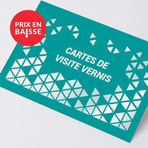 Impression carte de visite / Impression carte de visite vernis