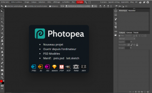 Photopea : alternative à photoshop